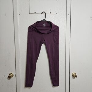 "RBX" Activewear Purple Leggings Women's Size Medium